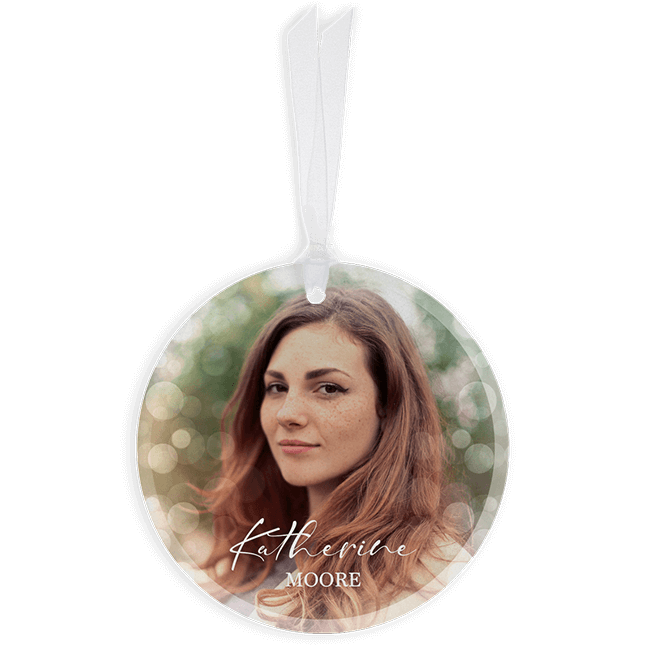 Show details for Bokeh Circle Ornament