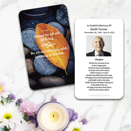 Show details for Do Not Be Afraid Quote Prayer Card