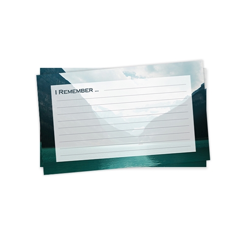 Show details for Mountain Sea Remember Card