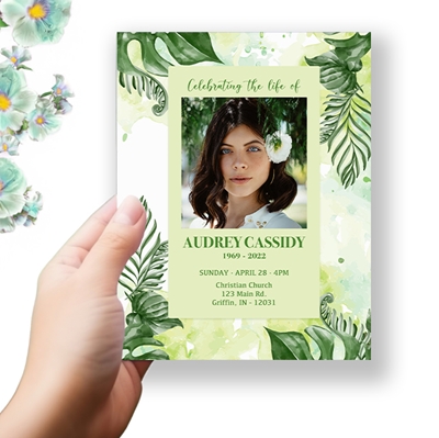 Show details for Green Leaf Watercolor Program 