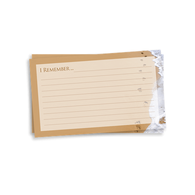 Show details for Foot Prints Memorial Package