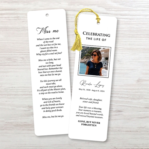 Show details for Modern White Bookmark