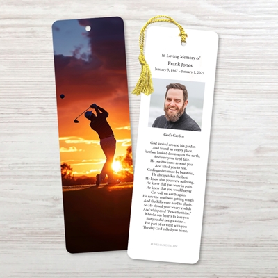 Show details for Golfer Bookmark
