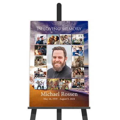 Show details for *MASTER Collage Funeral Poster
