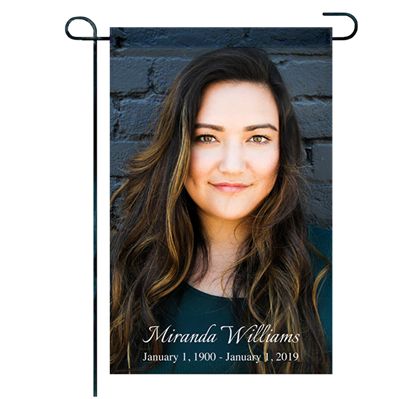 Show details for Single Photo Garden Flag