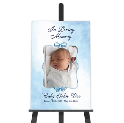 Show details for Baby Boy Funeral Poster