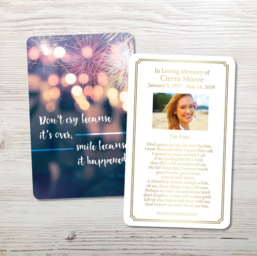 Picture of Smile Premium Prayer Card