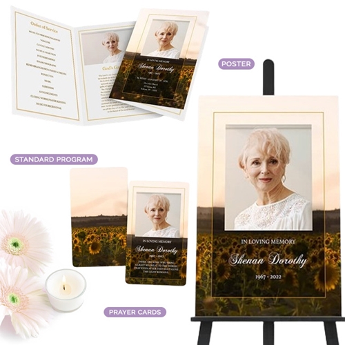 Show details for Sunflower Memorial Package