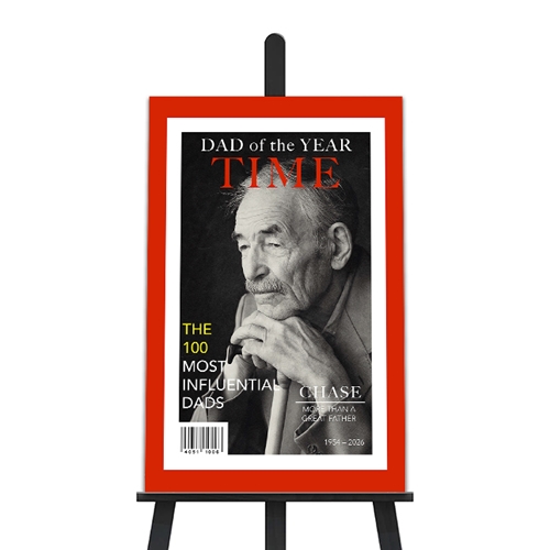 Show details for Dad of the Year Time Magazine Poster