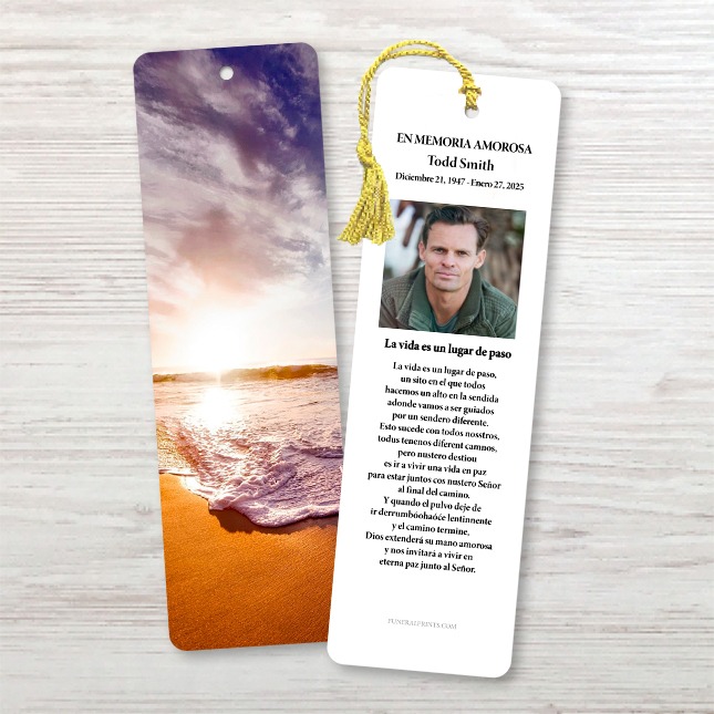 Show details for Oceanfront Spanish Bookmark