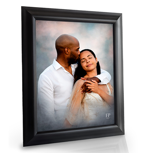 Show details for Framed Memorial Portrait - Pearl Studio Background