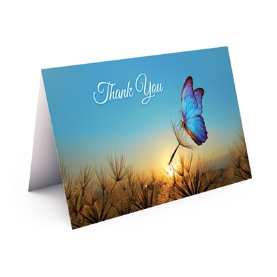 Show details for Butterfly Thank You Card