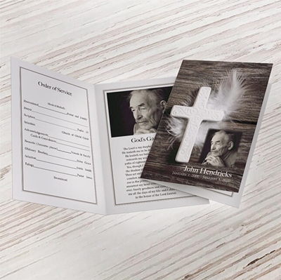 Show details for Feather Cross Premium Program (8.5x11)