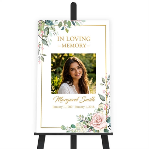 Show details for Floral Funeral Poster