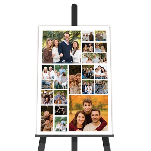 Show details for 20 Photo Portrait Collage Poster