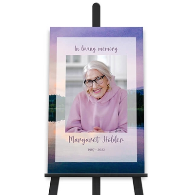 Show details for Purple Sunset Memorial Package