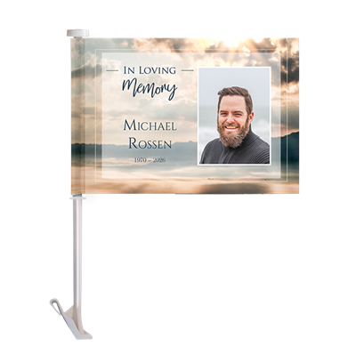 Show details for Sunrise Car Flag