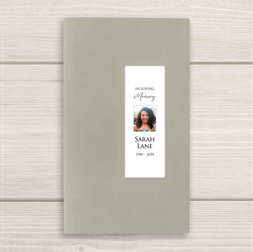Picture of Custom Guest Book - Gray