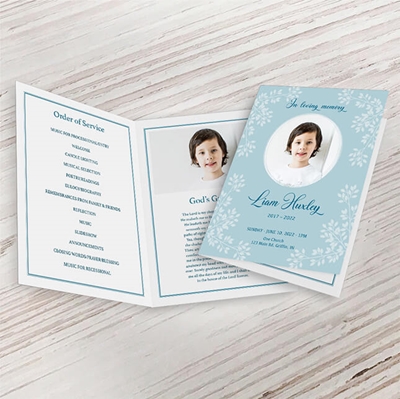 Show details for Leaves Silhouette Premium Program (8.5x11)