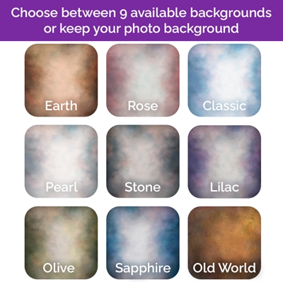 Show details for Wrapped Canvas Memorial Portrait - Curious Cat with Choice of Backgrounds