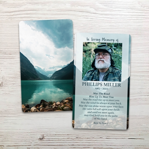 Picture of Mountain Sea Memorial Card