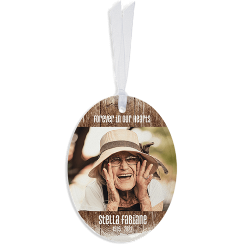 Show details for Rustic Oval Ornament