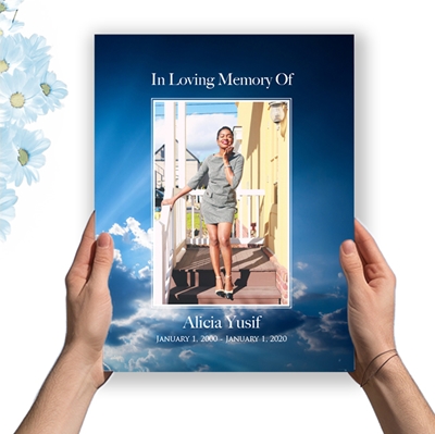 Show details for Blue Clouds Premium Program (8.5x11)