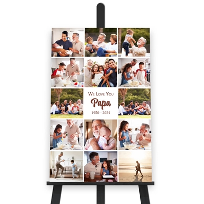 Show details for 14 Photo Collage Poster