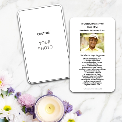 Show details for Custom Spanish Prayer Card