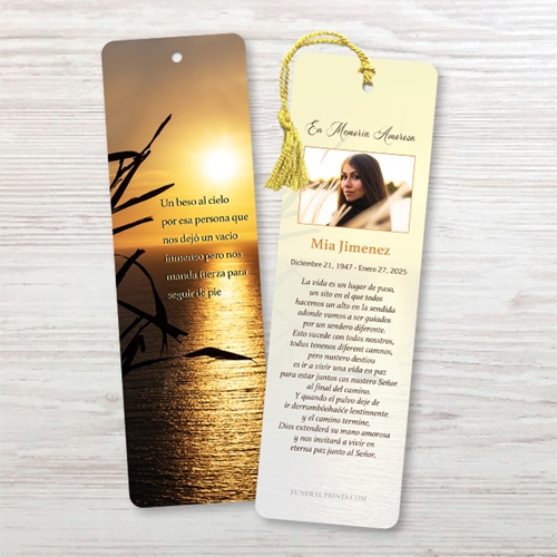 Show details for Sunset Spanish Bookmark
