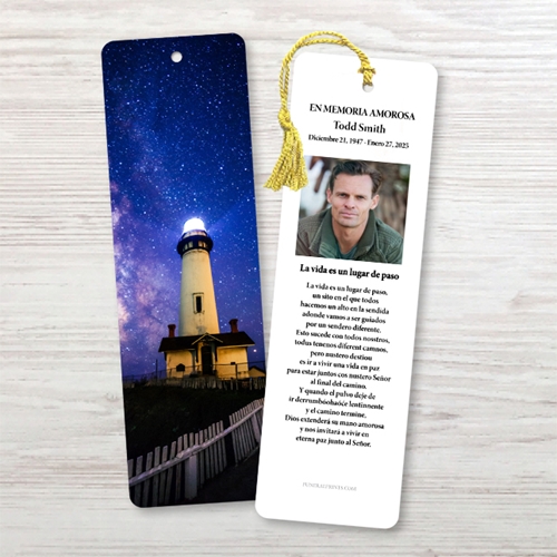 Show details for Night Light Spanish Bookmark