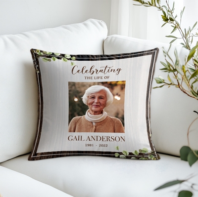 Show details for Rustic Brown Pillow