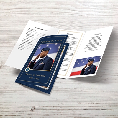 Show details for US Air Force Trifold Program