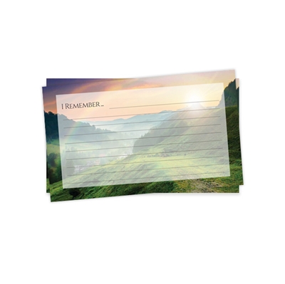 Show details for Mountain Rainbow Remember Card