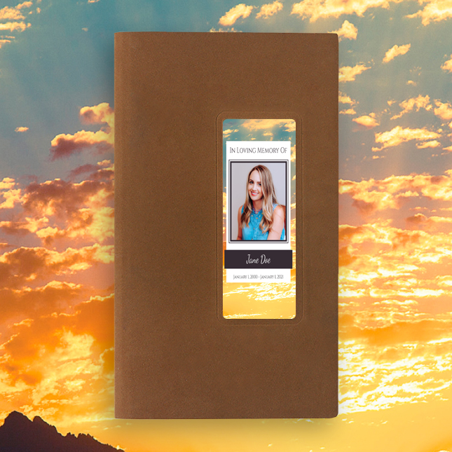 Show details for A New Day Guest Book - Brown