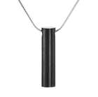 Picture of Onyx Cylinder Cremation Necklace