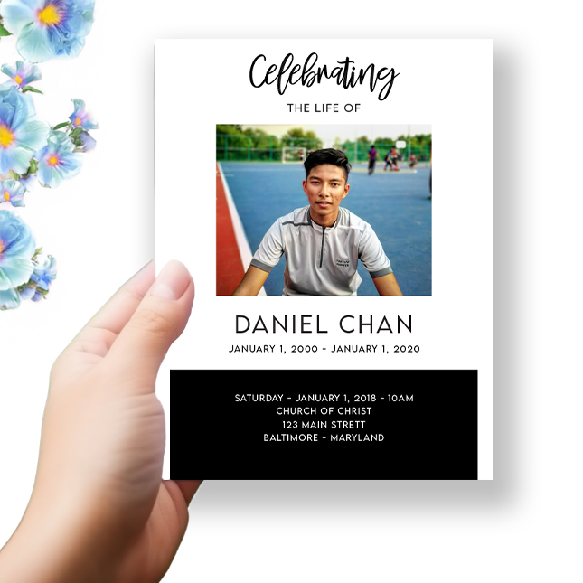 Show details for Contemporary Black Funeral Program 