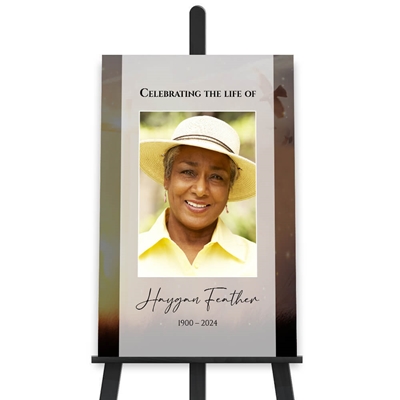 Show details for Cross & Dove Memorial Poster