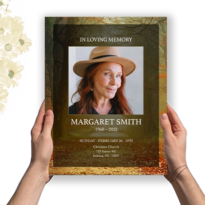 Show details for Fall Scenery Premium Program (8.5x11)