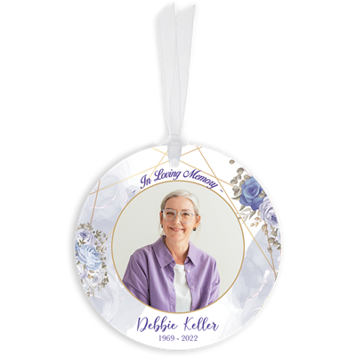 Show details for Multi Floral Religious Circle Ornaments