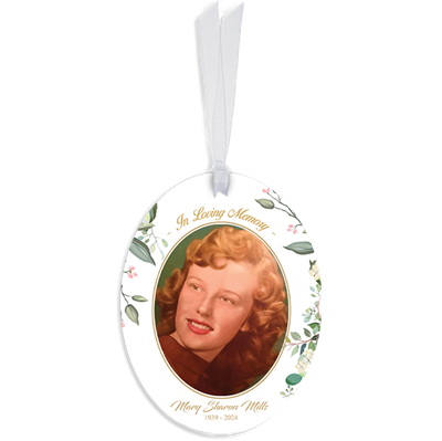 Show details for Floral Oval Ornaments
