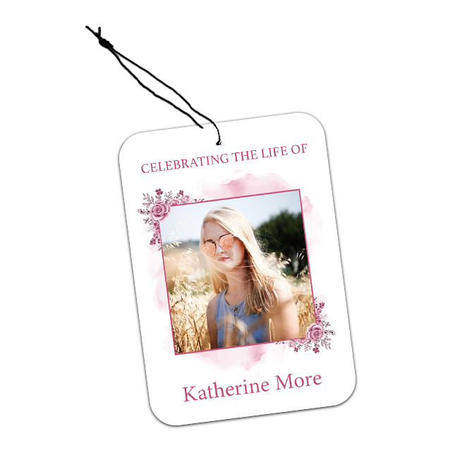 Show details for Pink Floral Air Freshener