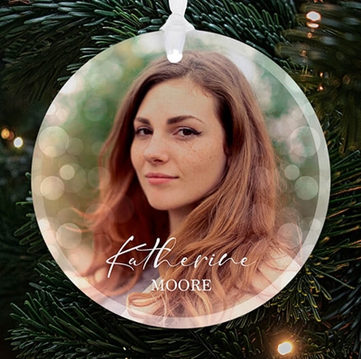 Show details for Bokeh Circle Ornament