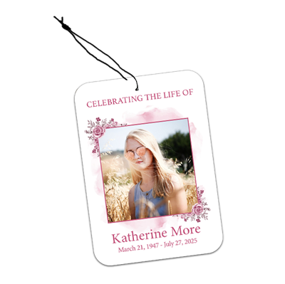 Show details for Pink Floral Air Freshener