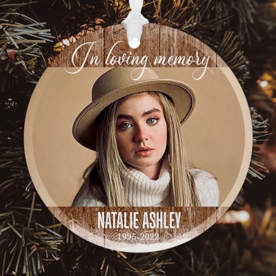 Show details for Rustic Circle Ornament