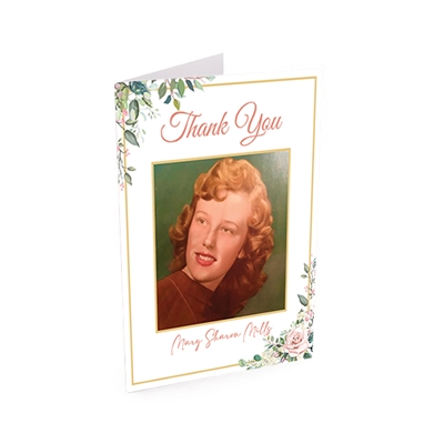 Show details for Floral Thank You Card