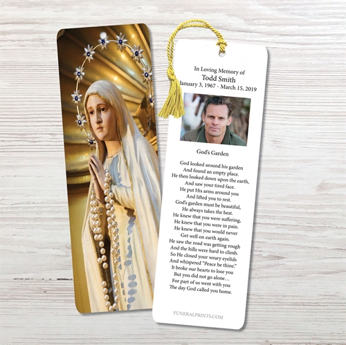 Picture of Statue of Blessed Virgin Bookmark