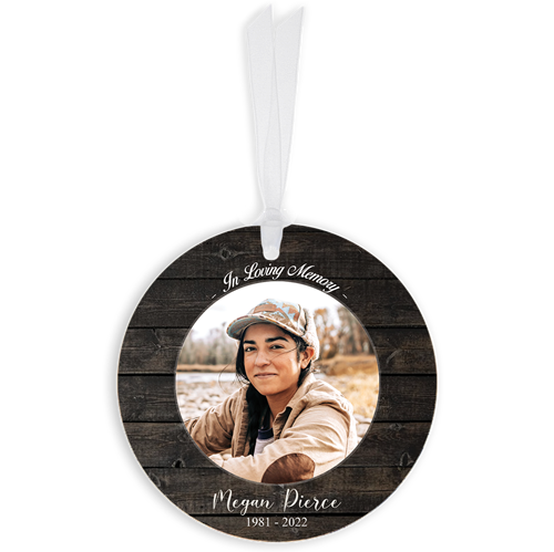 Show details for Rustic Religious Circle Ornaments