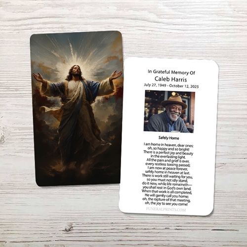 Show details for Welcoming Jesus Memorial Card