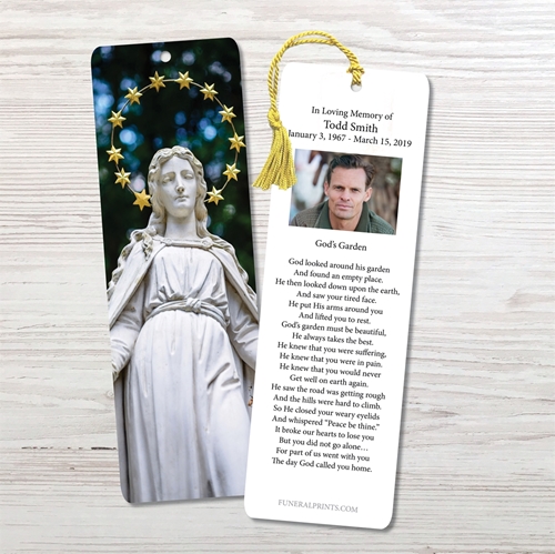 Picture of Statue of Virgin Bookmark